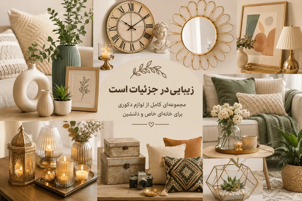 خرید لوازم دکوری از فروشگاه چینو فمیلی