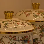 ظرف پیرکس کوچک گلدار