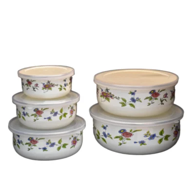 مجموعه ظروف لعابی ۵ تکه