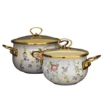 قابلمه لعابی با درب پیرکس سایز متوسط و بزرگ