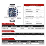 ساعت مچی نیوی فورسNAVIFORCE کد - (S-G) NF 8066-125 - تصویر 3