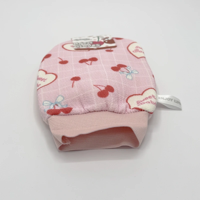 لیف دستکشی حمام آلبالویی لیف دستکشی حمام آلبالویی