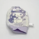 لیف دستکشی حمام کرومی بنفش کیوت