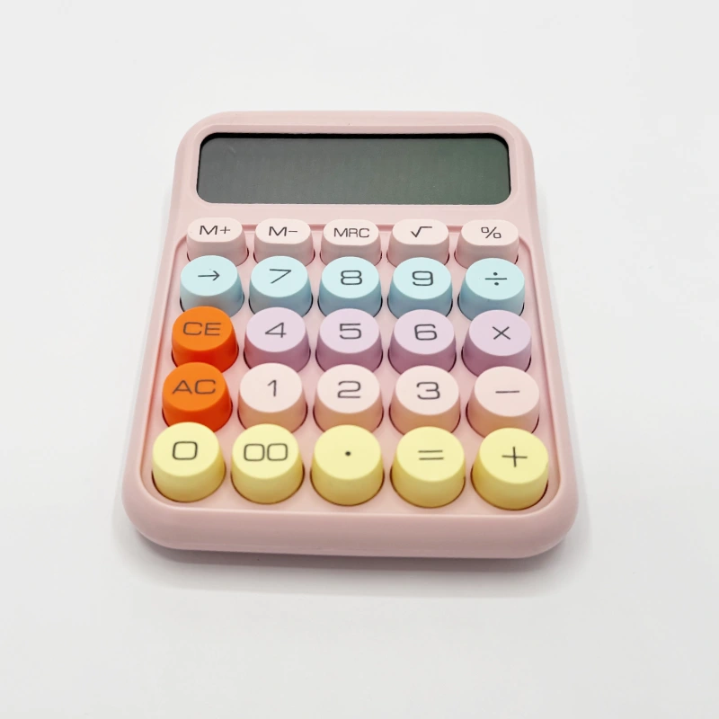 ماشین حساب فانتزی صورتی مدل DX-819 ماشین حساب فانتزی صورتی مدل DX-819