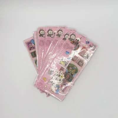 برچسب و استیکرهای stickers فانتزی Labubu صورتی