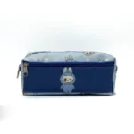 جامدادی3 زیپ لبوبو Labubu آبی