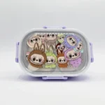 لانچ باکس ظرف ناهار استیل لبوبو Labubu بنفش