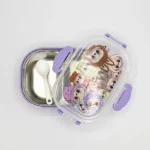 لانچ باکس ظرف ناهار استیل لبوبو Labubu با قاشق