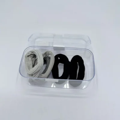 کش مو تکی کبریتی طوسی و مشکی کد 8046