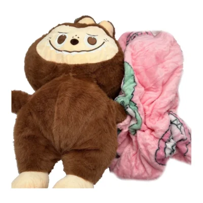 عروسک پتو بالشتی فانتزی مدل Labubu لبوبو