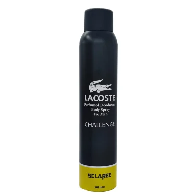 اسپری بدن مردانه اسکلاره مدل Lacoste challenge